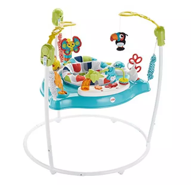 (TG. 1 Unit  (Confezione da 1)) Fisher-Price- Jumperoo Centro Attivit  Cuccioli