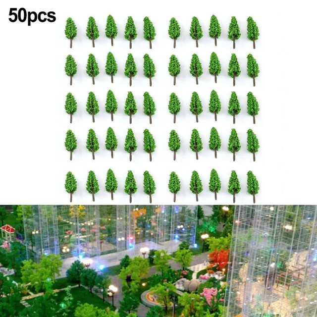 50X Plastic + Resin Model Railway Train Diorama Landscape for HO OO Scale 65mm
