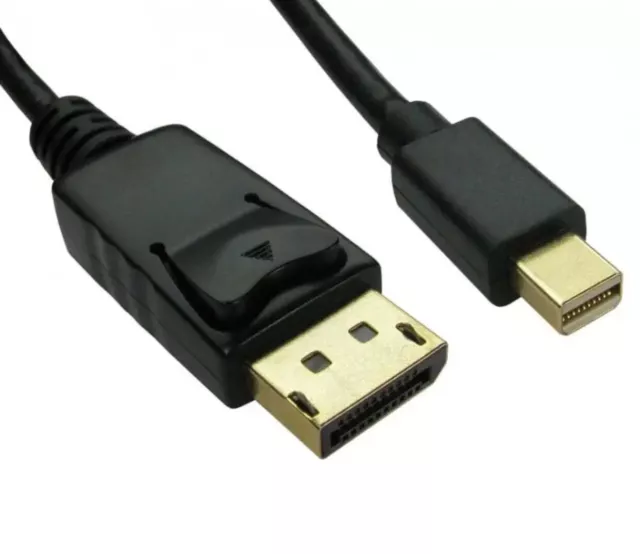 1m Mini DisplayPort to DisplayPort Cable Pc Laptop to Monitor Lead Male to M DP