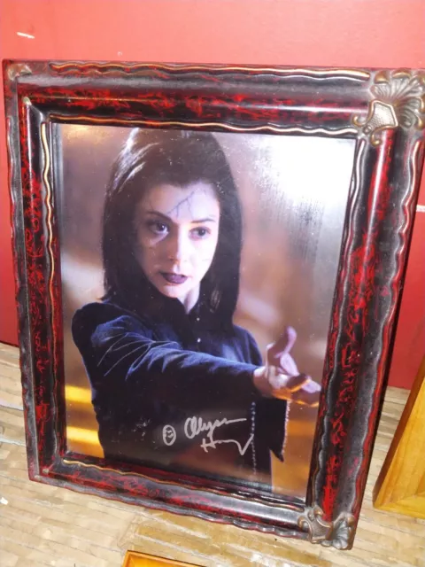 Alyson Hannigan Willow Signed Photo Buffy The Vampire Slayer Picture Framed