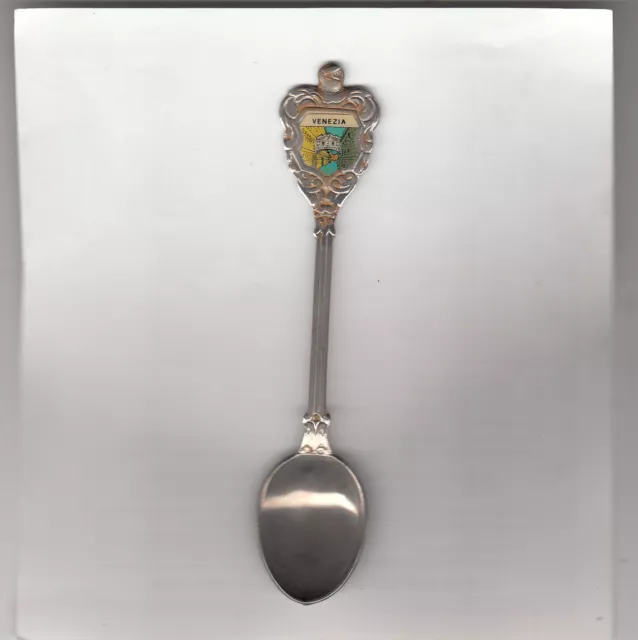 Venice-Italy-[Silverplated 1980s Spoon]-Italy-Souvenir-Spoon