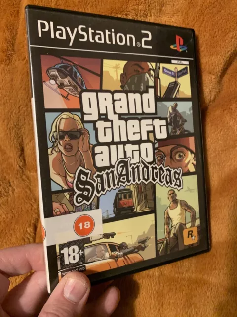 Vtg TESTED W MAP (RARE) Grand Theft Auto San Andreas PS2 Games Playsta –  ParadiseTradingPost