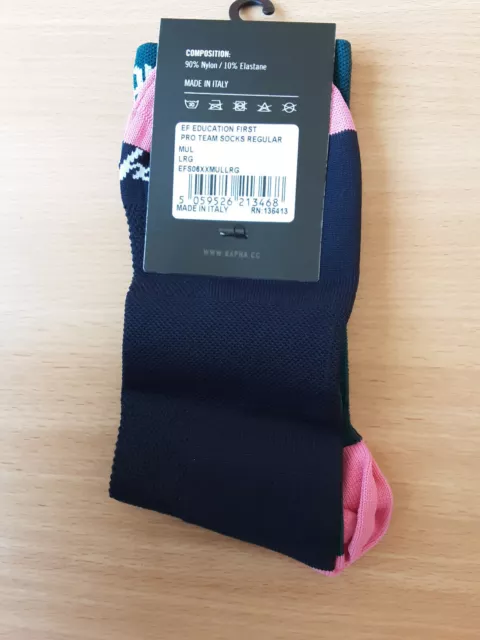 BNWT RAPHA EF EDUCATION FIRST PRO TEAM SOCKS - REGULAR. LARGE. switchout GIRO