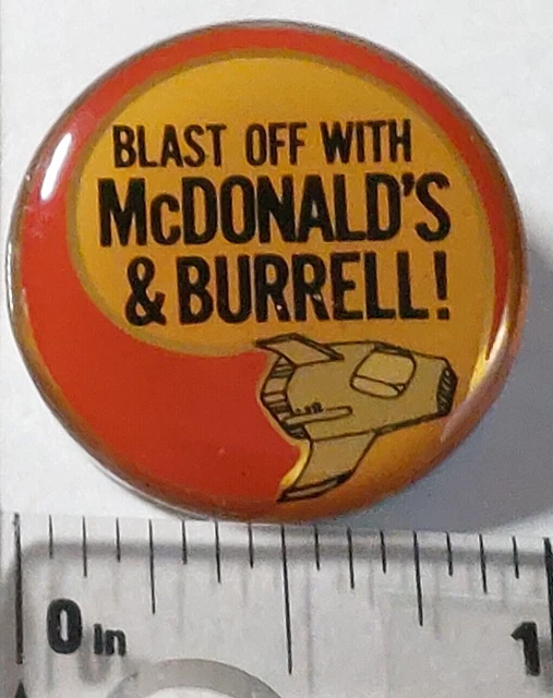 McDonald's & Burrell! Blast Off With Lapel Pin (031823)