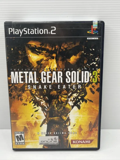Metal Gear Solid 3 Snake Eater Sony Playstation 2 PS2 Game - NTSC - SEMI SEALED