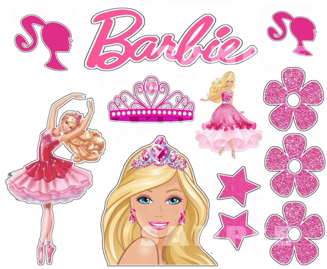 HIGH QUALITY 🍰BARBIE🍰 edible Cake toppers A4 Icing Wafer Icing £4.39 ...
