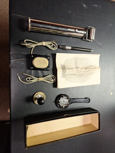 ANTIQUE ELEC-TREAT MECHANICAL Heart Pain Relief Quack  display picture 2