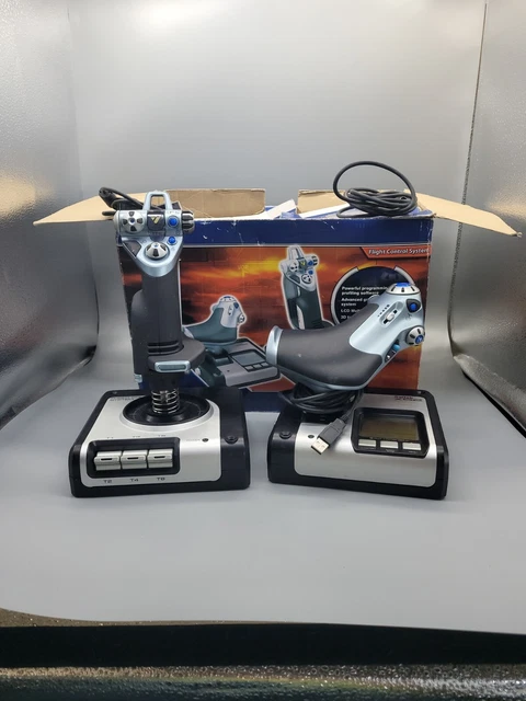 LOGITECH G SAITEK X52 Pro Flight Control System Controller & Joystick ...