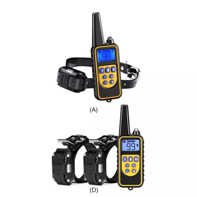 Anti Bark Pet Dog Training Collar Remote Control Obedience Collar E-Collar NEW 3