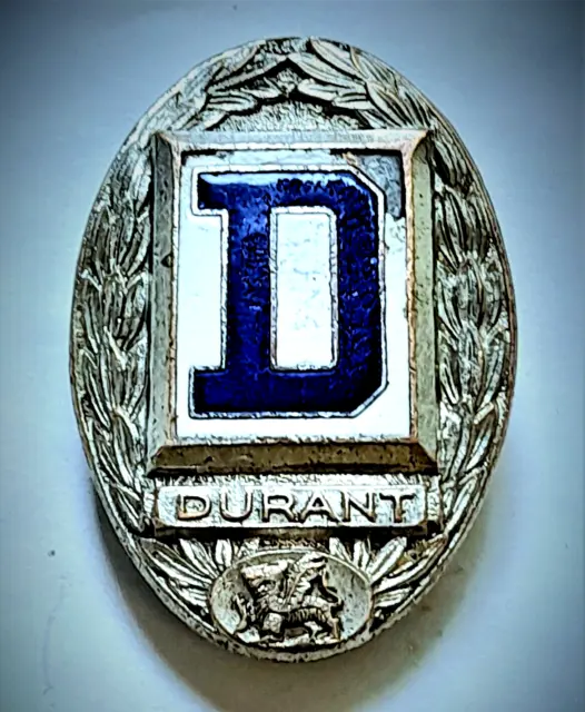 1928 Durant rare frontal emblem. ORIGINAL. Radiator ornaments. Badges.