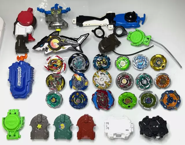 beyblade metal fusion mixed lot 20+ pieces