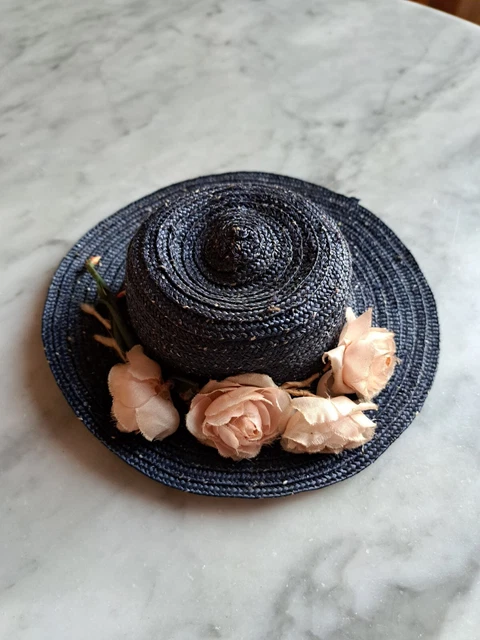 Chapeau De Poupée Ancienne (no Jumeau Sgdj Bleuette Gaultier Fg