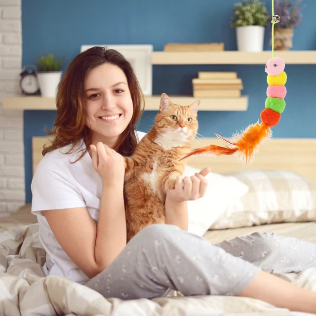 Peluche Divertido Juguete para gatos Pequeño Juguete para gatos Mordedura Colgante