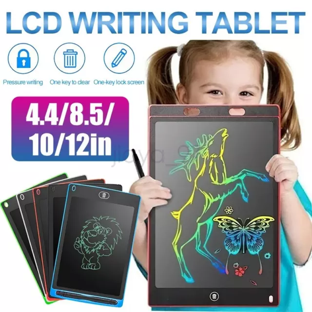 12"/8.5" LCD Writing Tablet Drawing Board Digital Painting Graphics Kids Gifts