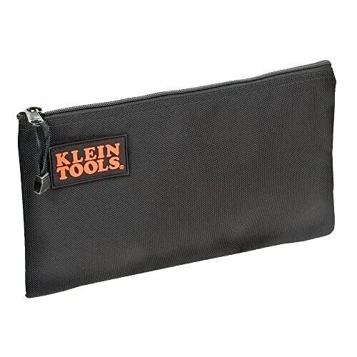 Klein Tools 5139B Zipper Bag, Cordura Nylon Tool Pouch with Heavy-Duty Nylon Zip