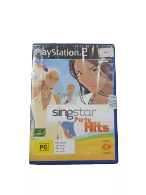 Singstar Party Hits Complete Manual - PAL PS2 Sony PlayStation 2