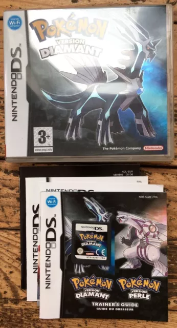 Pokémon Version Diamant Complet Boîte Notice Nintendo Ds Pal Fra Cib Ovp Diamond