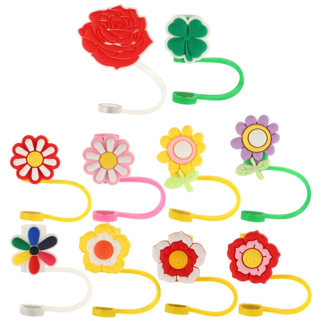 10 piezas adorable cubierta de tiras de dibujos animados cubierta de lavado patrón floral
