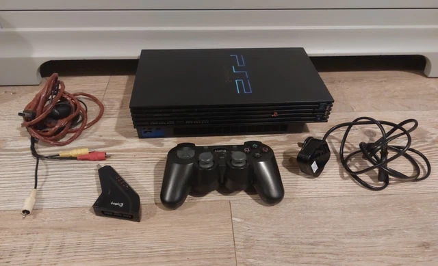black sony playstation 2