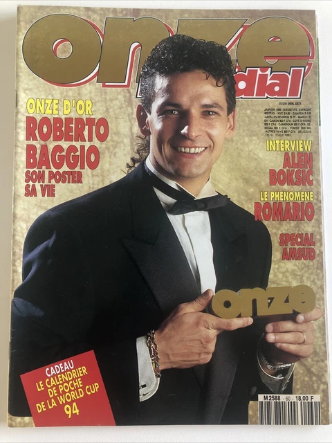 Lot De 3 Posters ONZE MONDIAL 1998 - Zidane, Del Piero, Baggio - Juventus Turin, Italie - Édition Originale