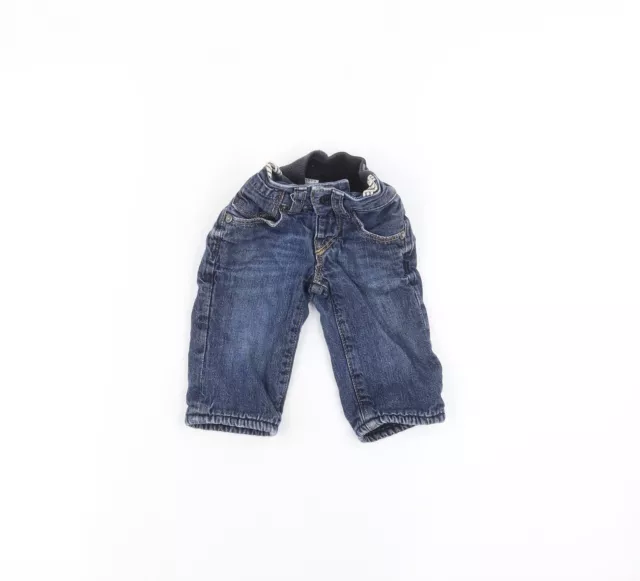 Gap Baby Blue Cotton Straight Jeans Size 3-6 Months