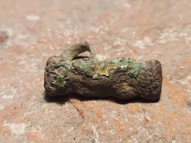 Roman Bronze/gilded Belt Decoration Uncleaned. Please Read Description. LA146t