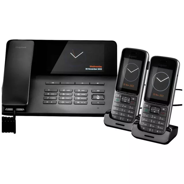 Gigaset Pro Fusion FX800W Bundle 2 x Mobilteil SL800H PRO VoIP Bluetooth, WLAN