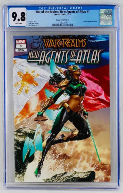 War Of The Realms: New Agents Of Atlas #1 CGC 9.8 Suayan Variant / Comic Odyssey