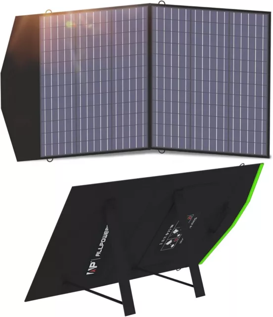 ALLPOWERS Panneau solaire pliable 100 W Panneau solaire avec sortie MC4