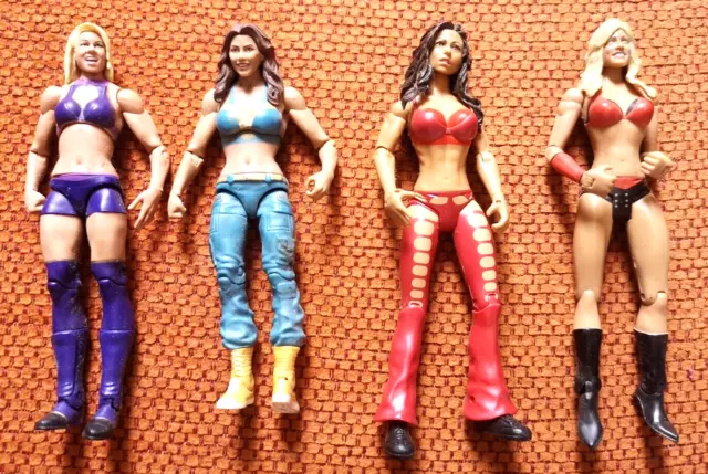 Wwe 4 Figurines