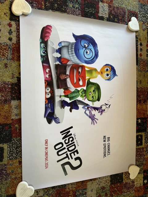 INSIDE OUT 2 Disney - Pixar Official Cinema Quad Poster £4.99 - PicClick UK
