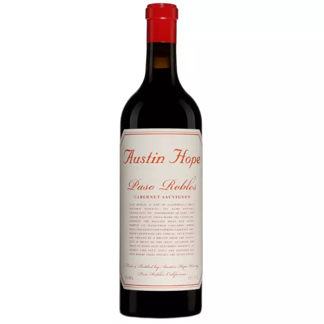 Austin Hope Paso Robles Cabernet Sauvignon *** 6 Bottles ***750mL