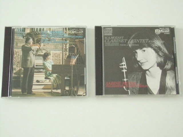 Lot 2 CD DENON Japan Handel / Sabine Meyer