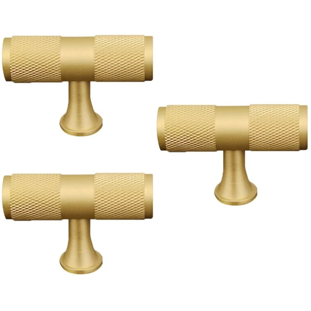 3 Sets Copper Cabinet Drawer Handle Cupboard Knob Decoration