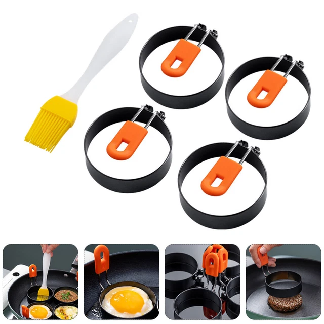 Silikon Ei-Omelett Pfannkuchenformen Aus Für Grillplatten Eierring