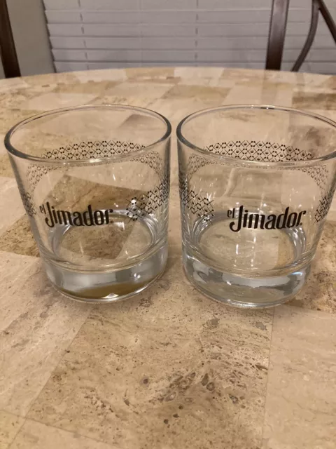 El Jimador drinking glasses (x2)