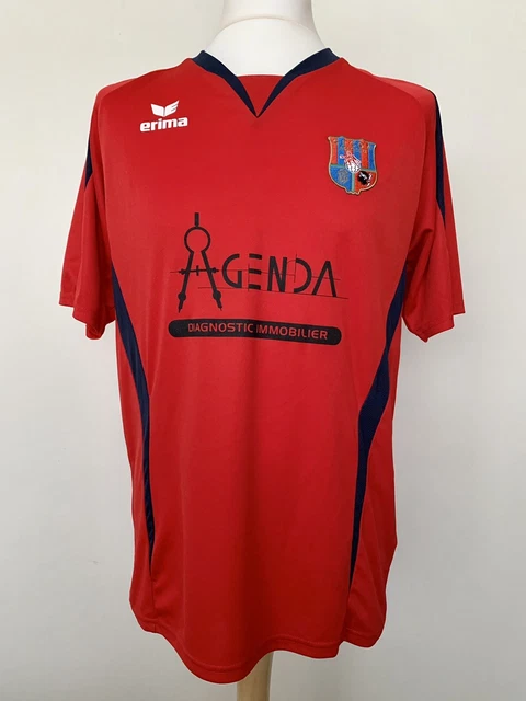 MAILLOT Porté worn SHIRT JERSEY ANCIEN A.J BIGUGLIA CORSE CORSICA