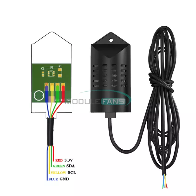 SHT20 capteur émetteur de température et d'humidité de haute précision I2C avec câble 1M 3