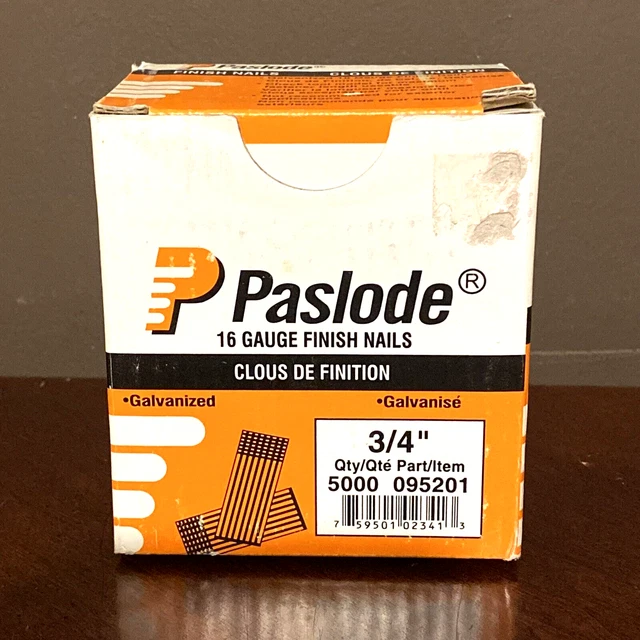 5,000x Paslode Finish Nails 16G, 3/4" Length: Cabinets, DIY, Home Repair, Crafts