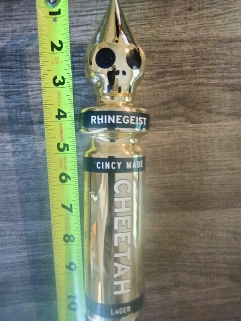 RHINEGEIST Cheetah Larger Gold Tap Handle RHINEGEIST Cheetah Larger Gold Tap Handle