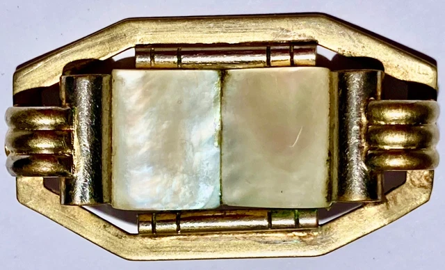 Broche Vintage Jakob Bengel Art Déco - Fabon FSE Paris 725, Années 1930, Galalithe