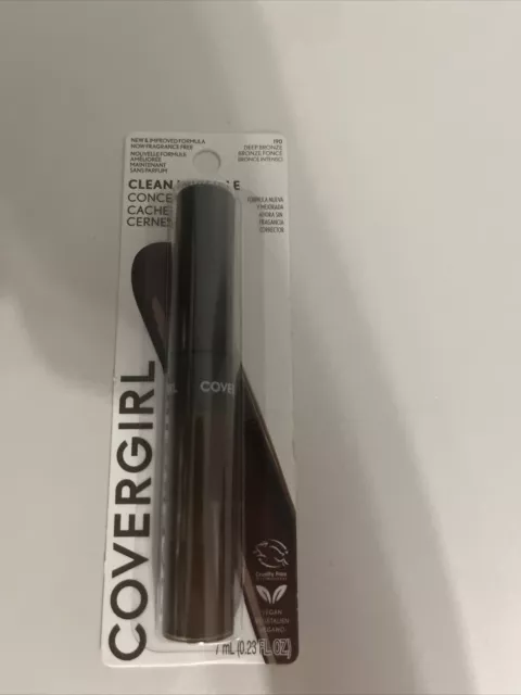 CoverGirl Clean Invisible Concealer 190 Deep Bronze Creamy 0.23 fl oz