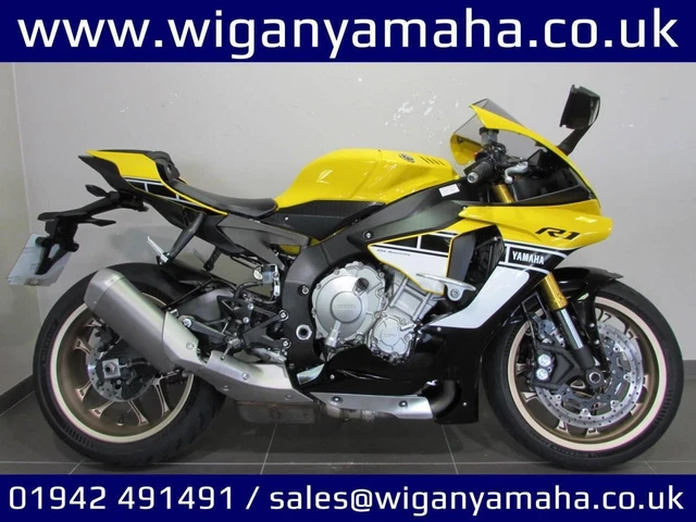 YAMAHA YZF-R1 60th ANNIVERSARY, 16 REG 7980 MILES, 1 OWNER, FAIRING SLIDERS.....
