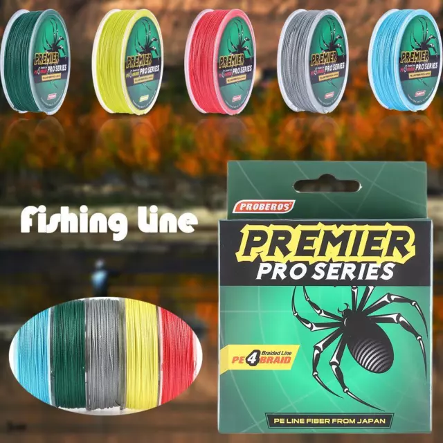 Angling PE Braided Multifilament Thread 4 Stands Sea Fishing Line Tackle Wire