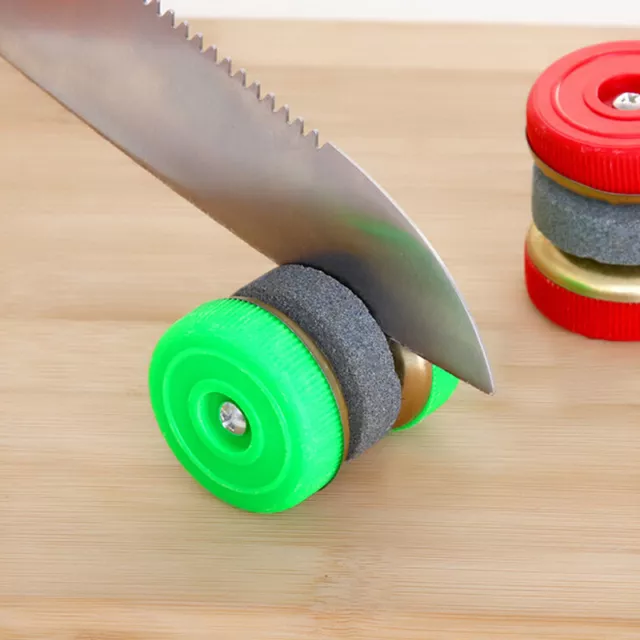 1 pieza afilador redondo de doble cara afilador piedra útil piedra A! ZR