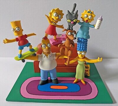 mcfarlane toys the simpsons deluxe boxed sets family couch gag action figure set