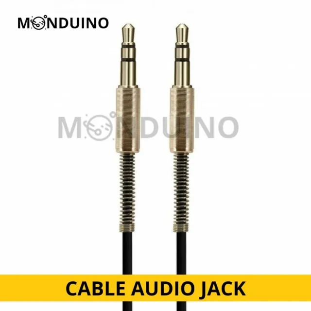 CABLE AUDIO JACK / JACK MALE 3.5MM - CABLE AUDIO JACK 3,5 mm