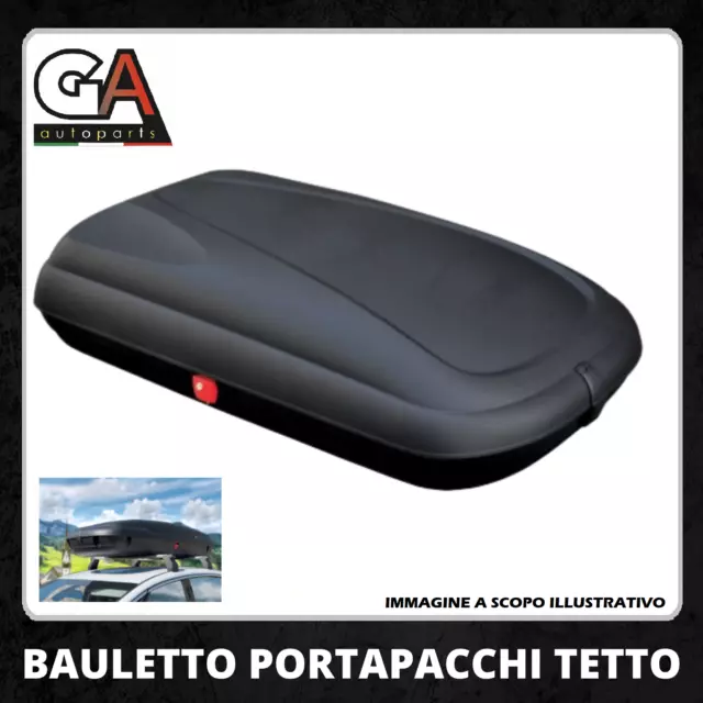 Box Baule Tetto Auto Portatutto Portapacchi Universale 320 LITRI porta bagagli