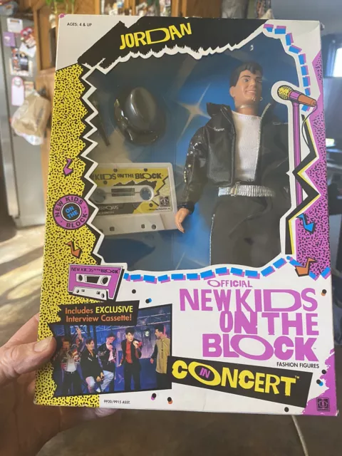 Vintage 1990 Hasbro NKOTB New Kids on the Block Jordan Knight Concert Doll