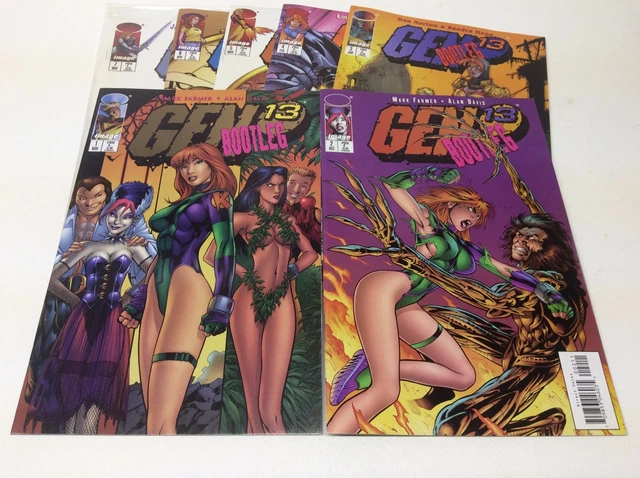 Gen 13 Bootleg #1-7 (Image/Farmer/Alan Davis/1214194) Complete Set Lot Of 7